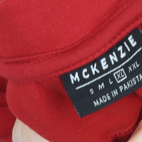 McKenzie Women's Red Pullover Hoodie Size XL Cotton Blend