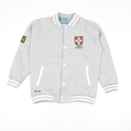 University of Cambridge Grey Girls 9-10 Years Button Cardigan Sweatshirt