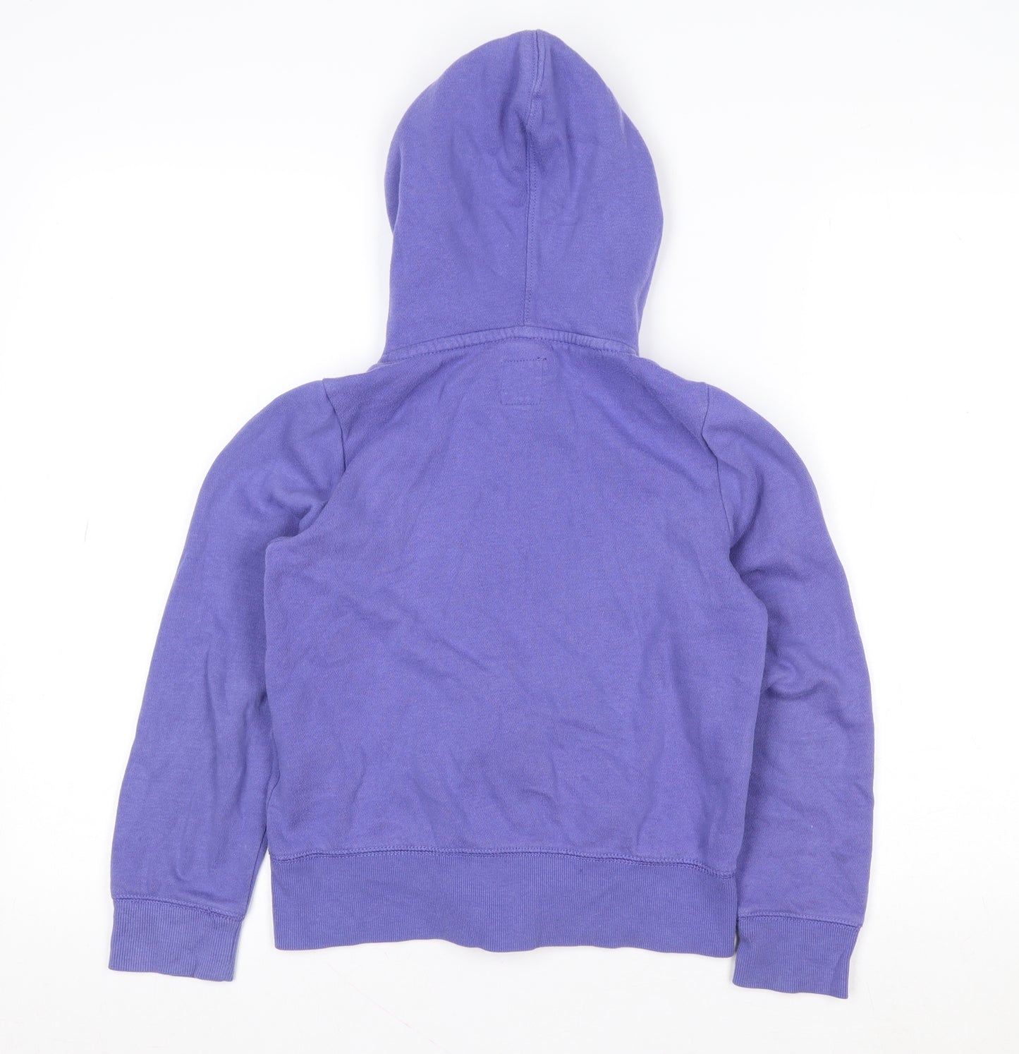 GAP Kids Girls Purple Hooded Full Zip Cotton Blend Jacket 10-11 Years