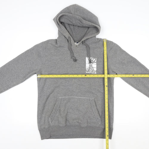 Sohosail Womens Grey Pullover Hoodie Size 14 Graphic Print Casual