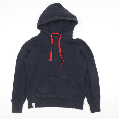 Musto Women's Navy Pullover Hoodie Size 12 Ocean Outfitters Print