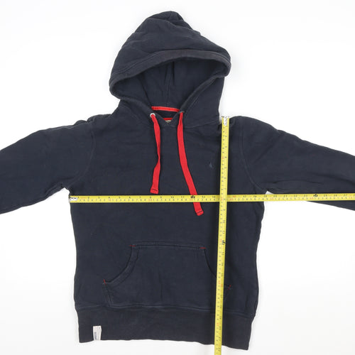 Musto Women's Navy Pullover Hoodie Size 12 Ocean Outfitters Print