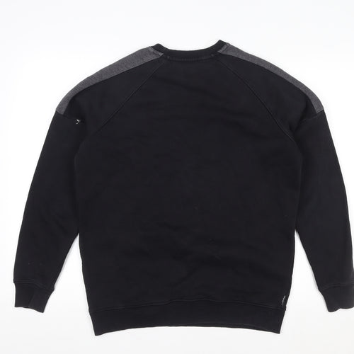 Gym King Men's Black Small Pullover Sweatshirt Logo Fleece