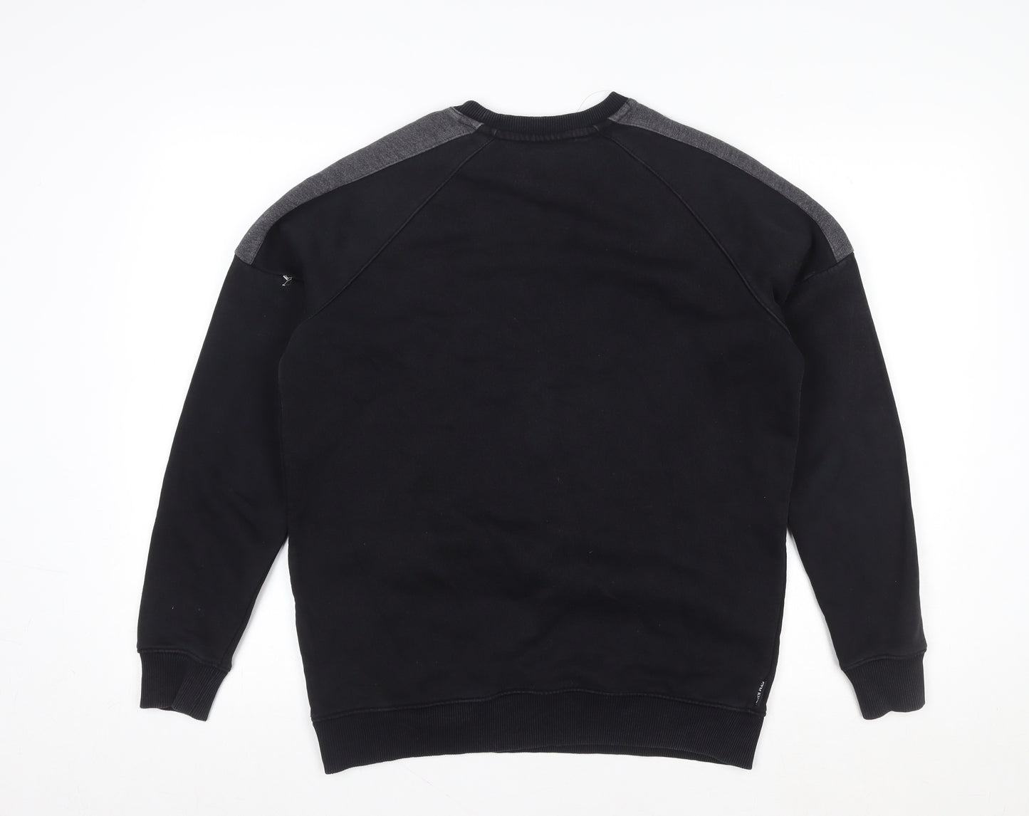 Gym King Men's Black Small Pullover Sweatshirt Logo Fleece