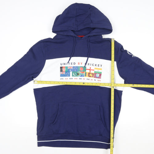 Men’s Blue Cricket World Cup 2019 England & Wales XL Pullover Hoodie