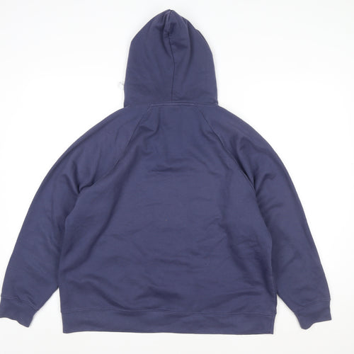 LA Gear Men Blue XL Pullover Hoodie University Sports Fleece
