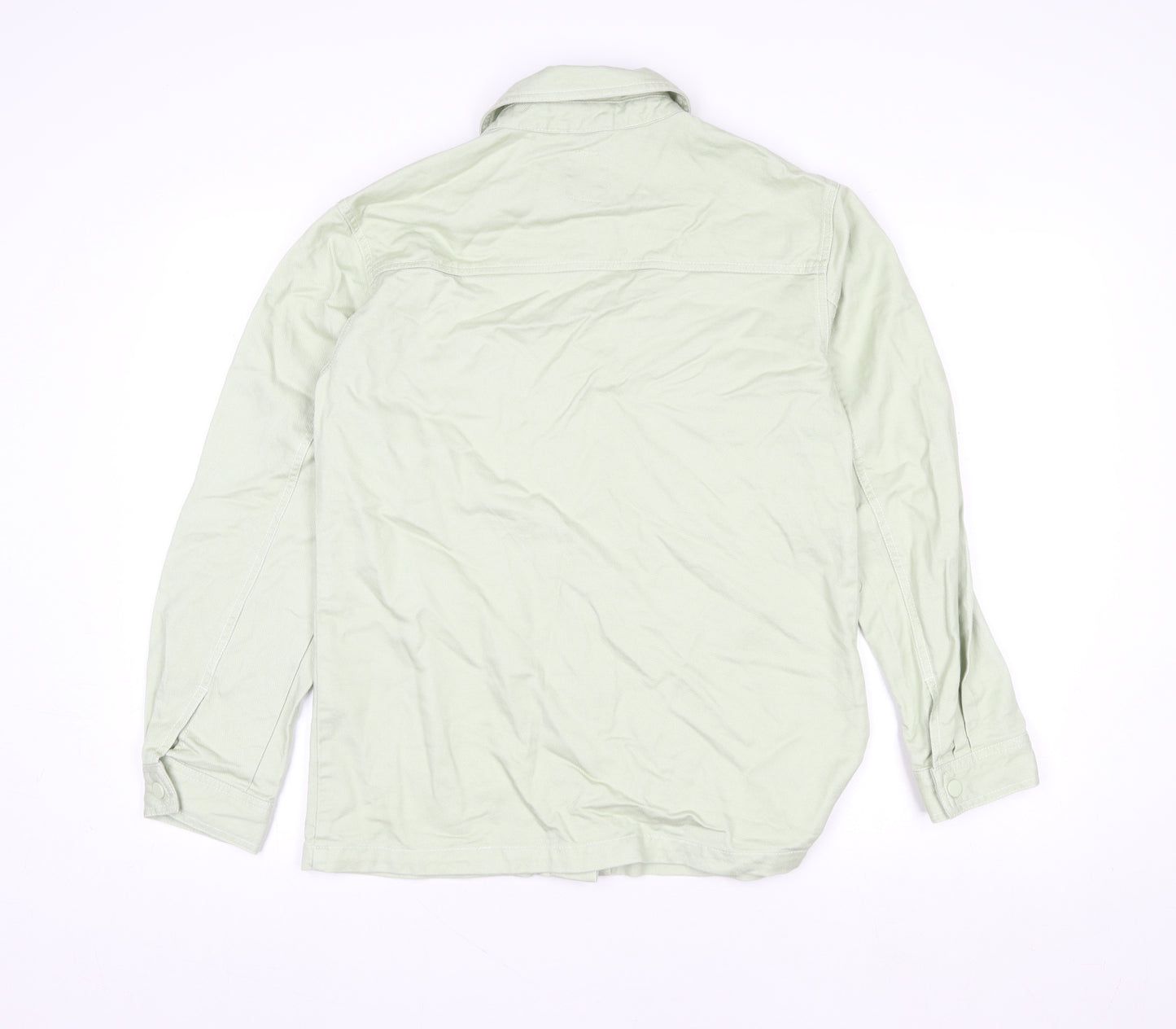 Primark Women's Green XS Basic Button Jacket with Pockets