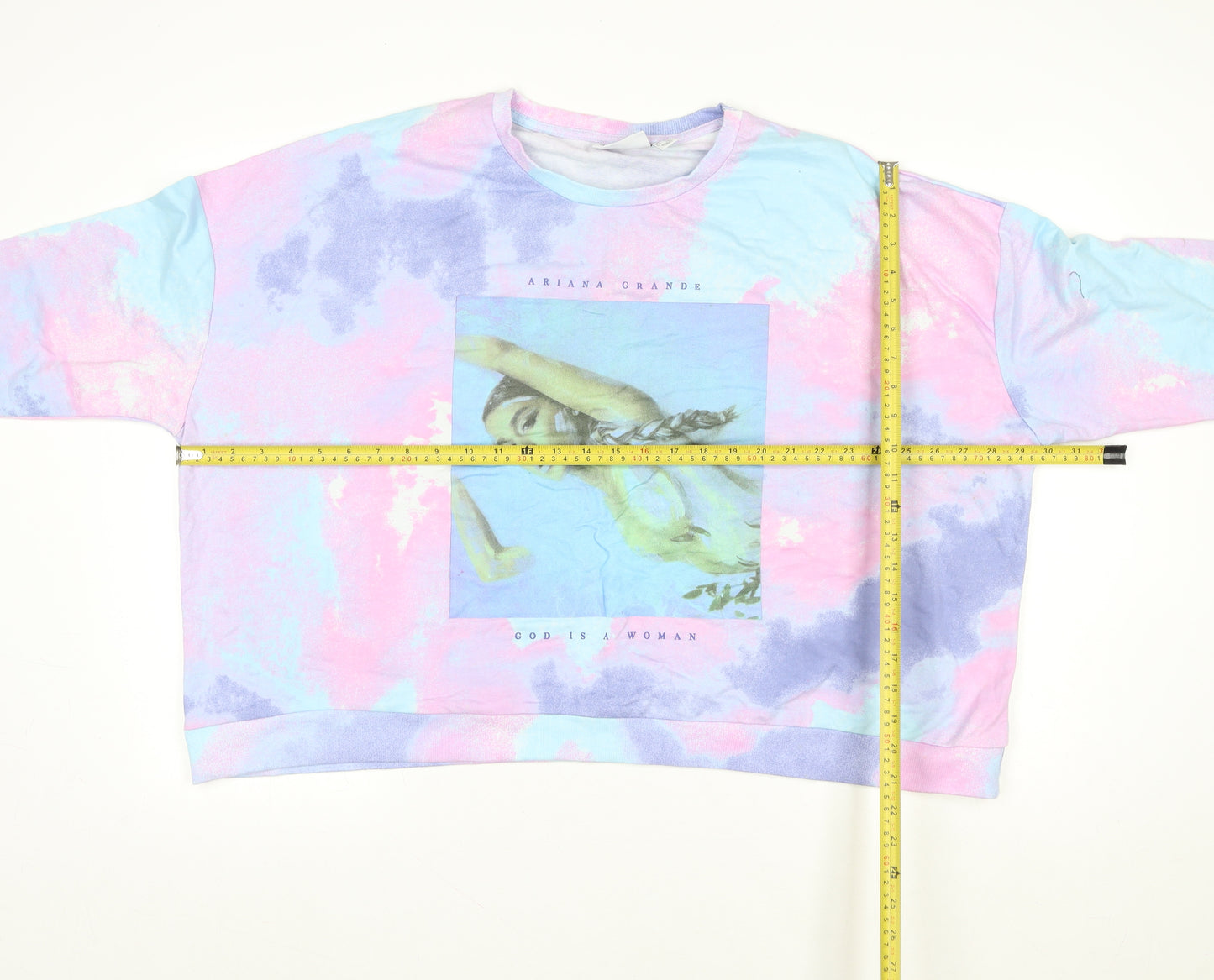 Primark Women’s Multicoloured Tie-Dye Ariana Grande Pullover Sweatshirt XL