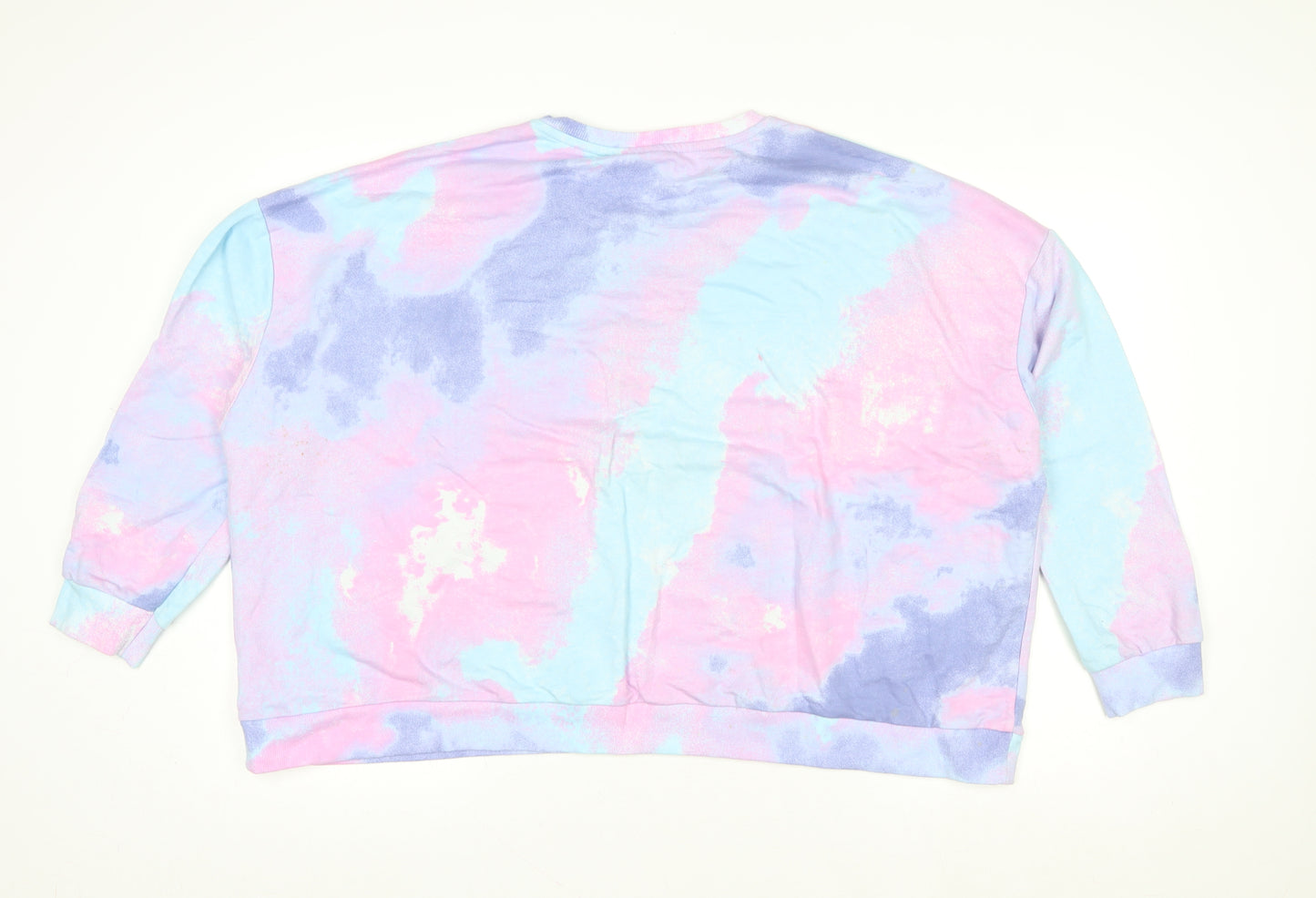 Primark Women’s Multicoloured Tie-Dye Ariana Grande Pullover Sweatshirt XL
