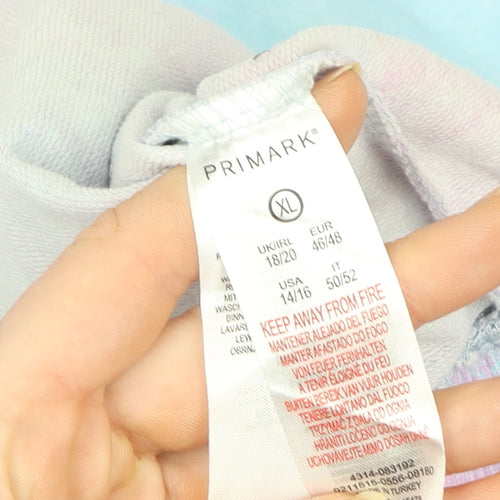 Primark Women’s Multicoloured Tie-Dye Ariana Grande Pullover Sweatshirt XL