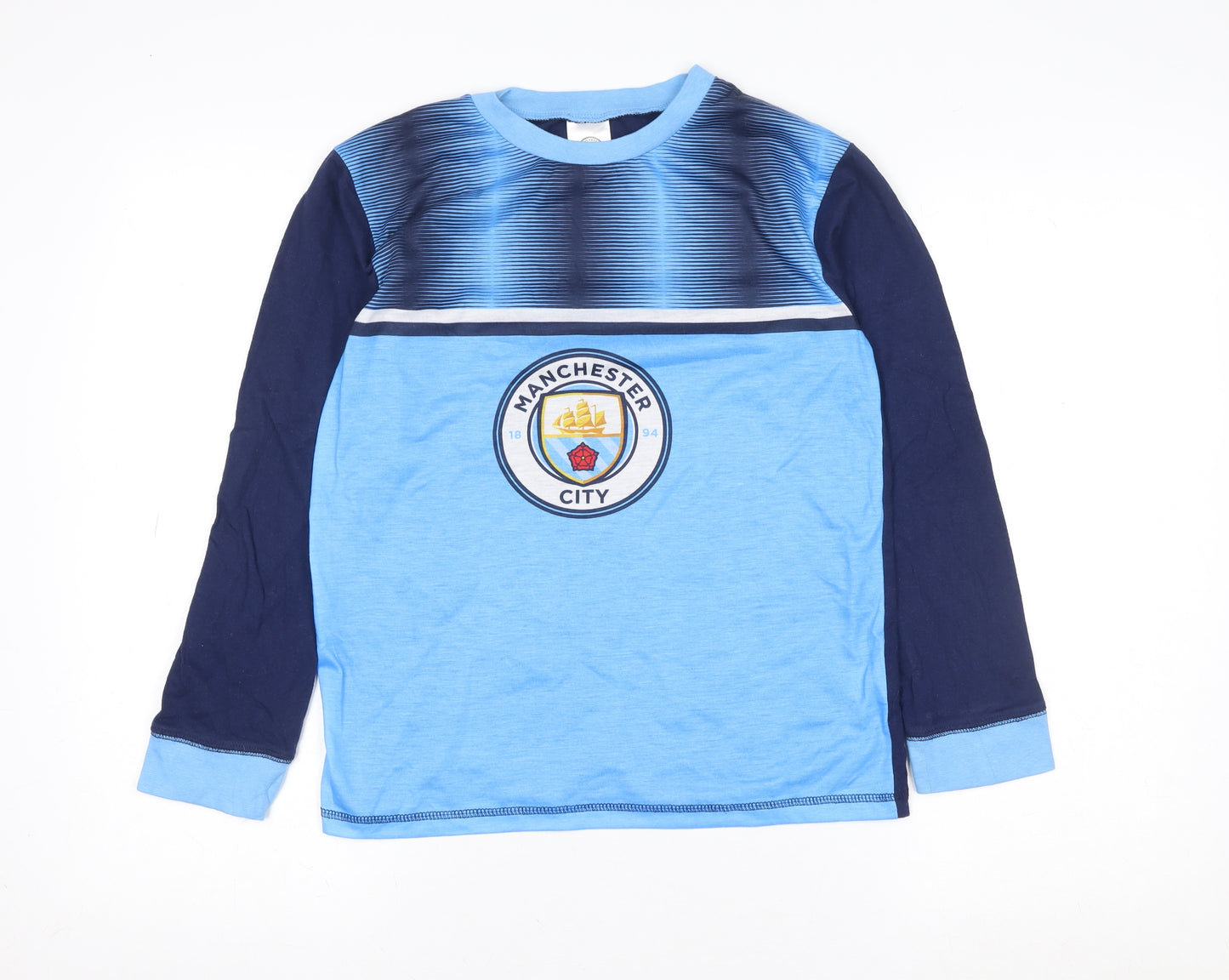 Character World Boys Blue Manchester City Long Sleeve T-Shirt 11-12 Years