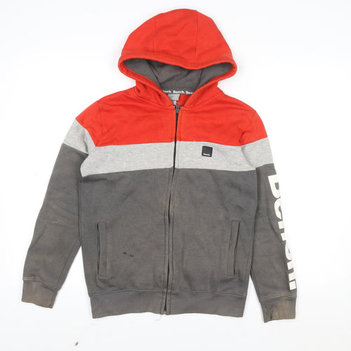 Bench Boys Multicoloured Full Zip Hooded Track Jacket 11-12 Years