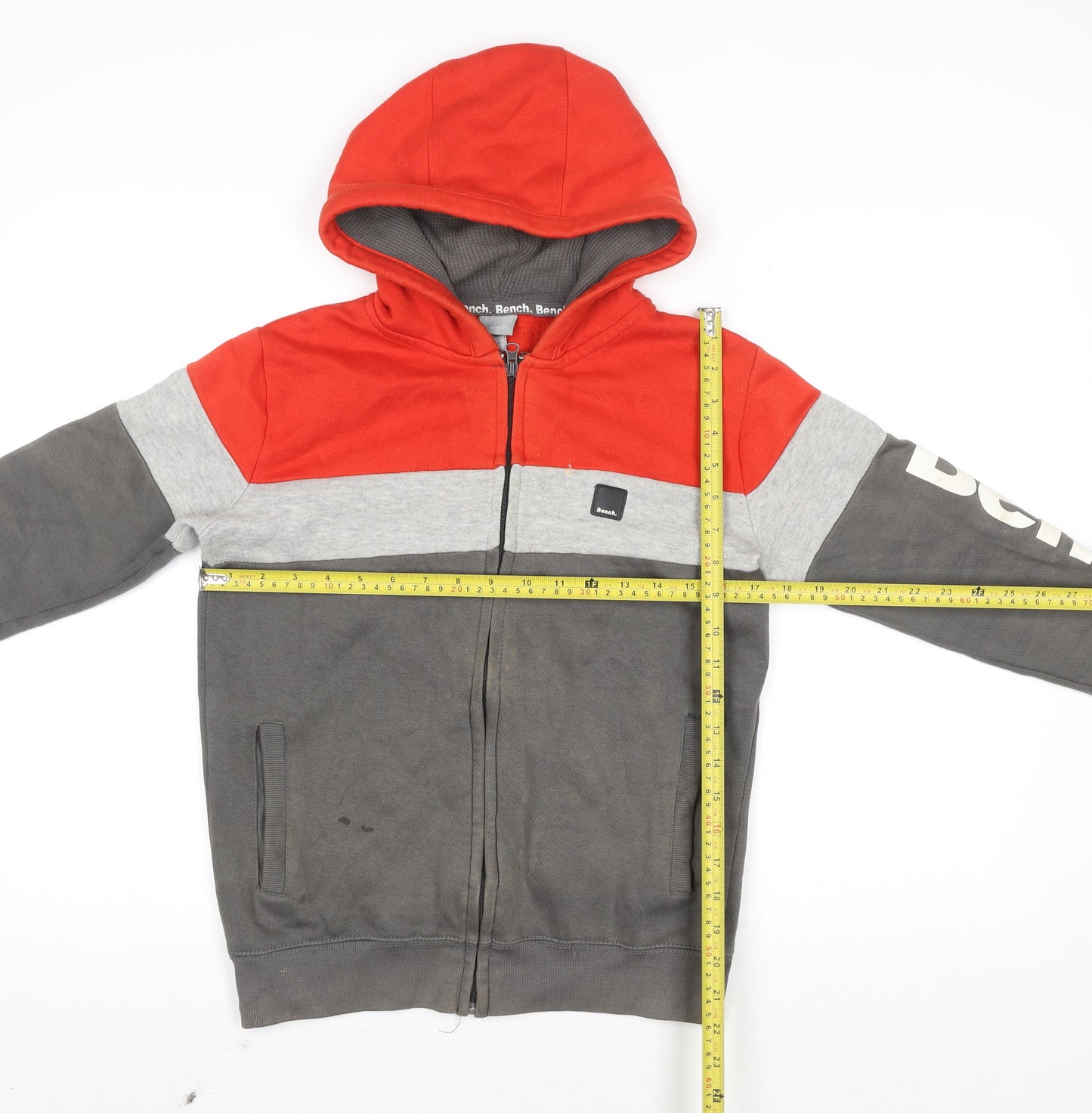 Bench Boys Multicoloured Full Zip Hooded Track Jacket 11-12 Years