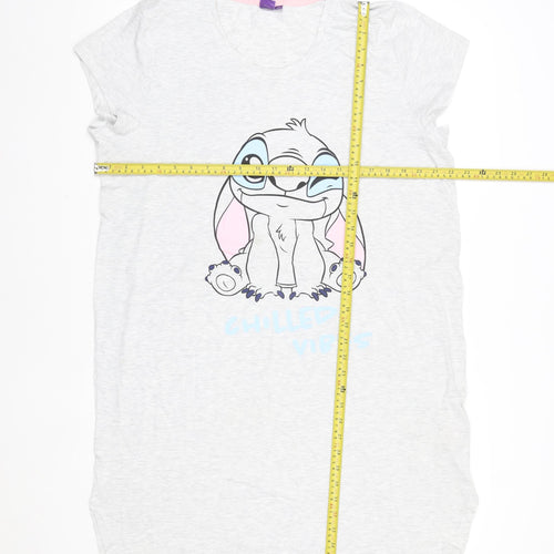 Disney Women’s Grey Stitch Nightshirt 2XL T-Shirt Style