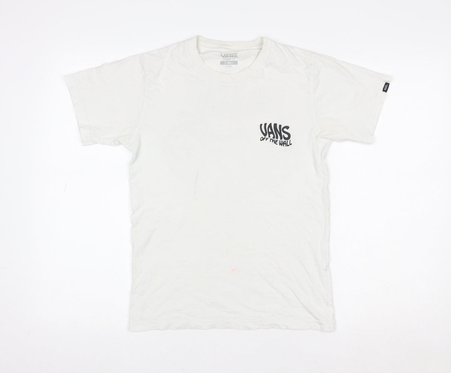 Vans Women's White Classic Fit Graphic T-Shirt XS