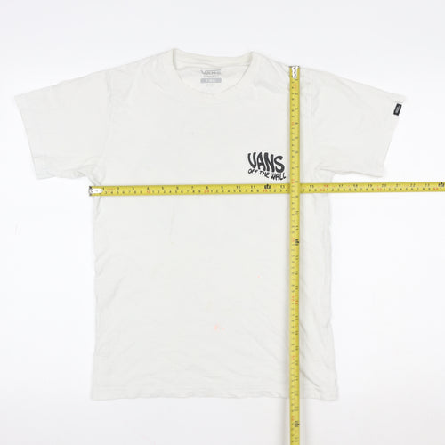 Vans Women's White Classic Fit Graphic T-Shirt XS
