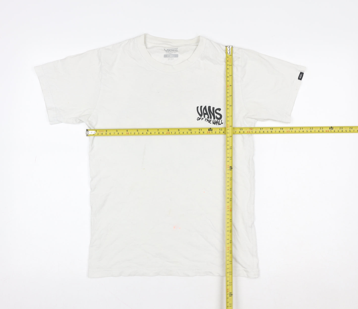 Vans Women's White Classic Fit Graphic T-Shirt XS