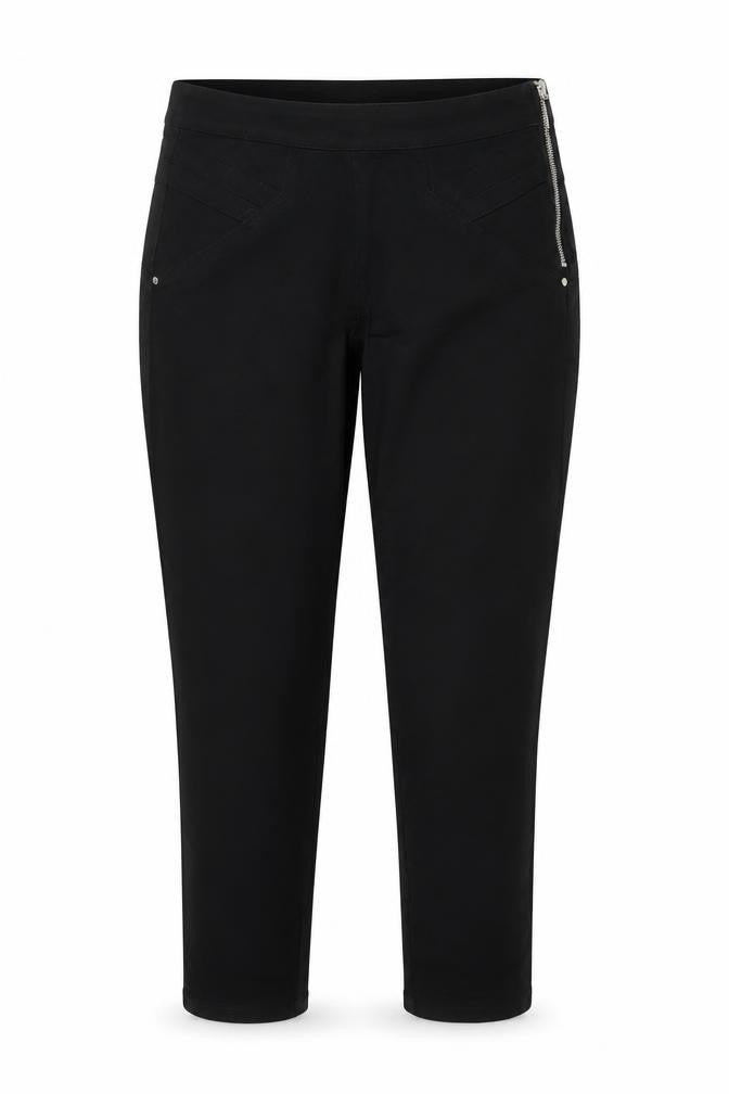 Front view of Wallis women’s black, size UK 10 slim, fit stretch jeggings