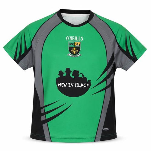 O'Neills Women's Green Sports Jersey T-Shirt Size 10 Raglan Crew Neck