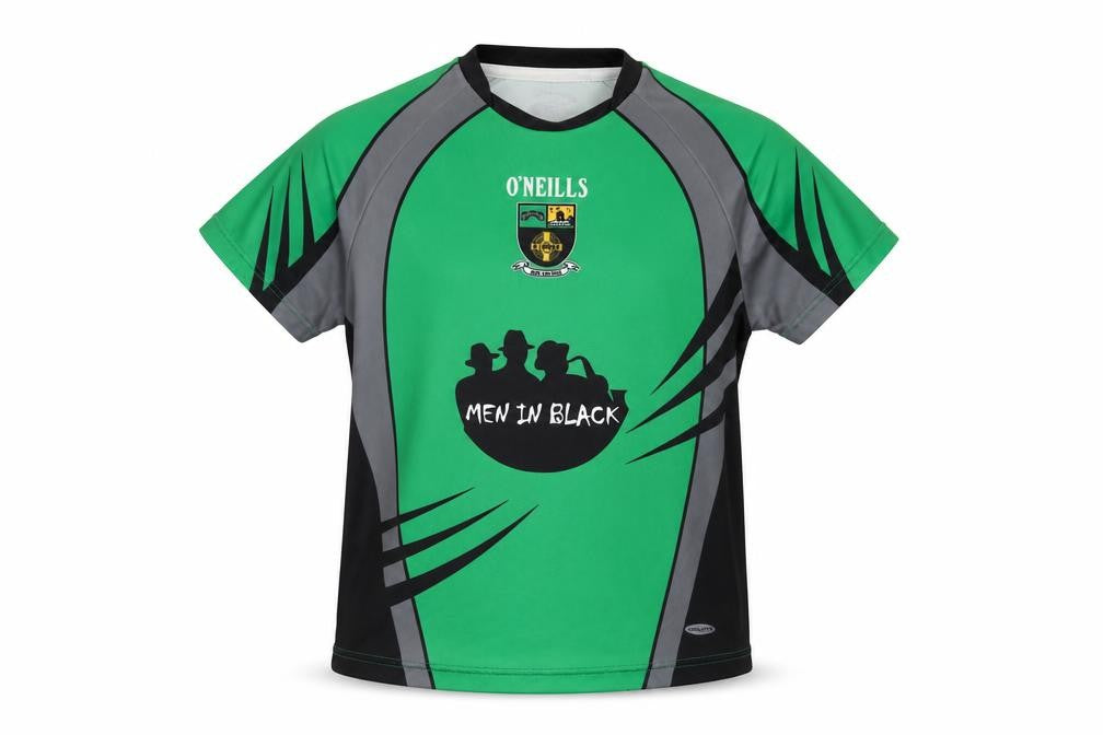O'Neills Women's Green Sports Jersey T-Shirt Size 10 Raglan Crew Neck