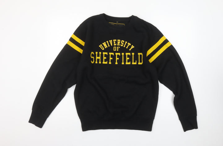 The University of Sheffield Black Yellow Womens S Sweatshirt