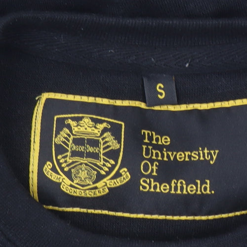 The University of Sheffield Black Yellow Womens S Sweatshirt