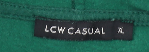 Disney LC Waikiki Green Mickey Mouse Women's XL Pullover Hoodie