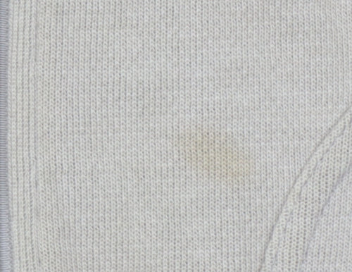 Nike Men's Beige Full Zip Hoodie L Embroidered Logo Cotton Blend