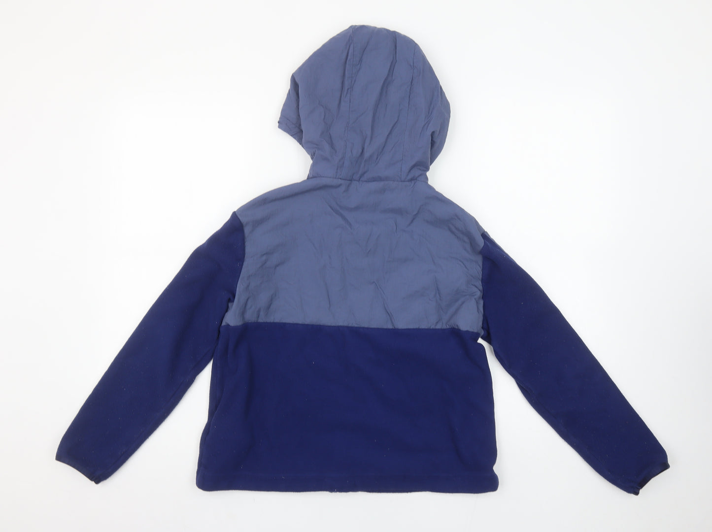 Nike Boys Blue Dri-FIT Hooded Full Zip Jacket Size L 146-156cm