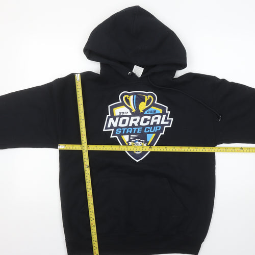 Jerzees Men's Black Pullover Hoodie M NorCal State Cup Graphic