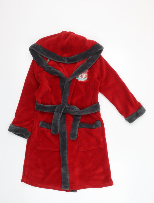 Liverpool FC Boys Red Hooded Fleece Robe 7-8 Years - Dunnes Stores
