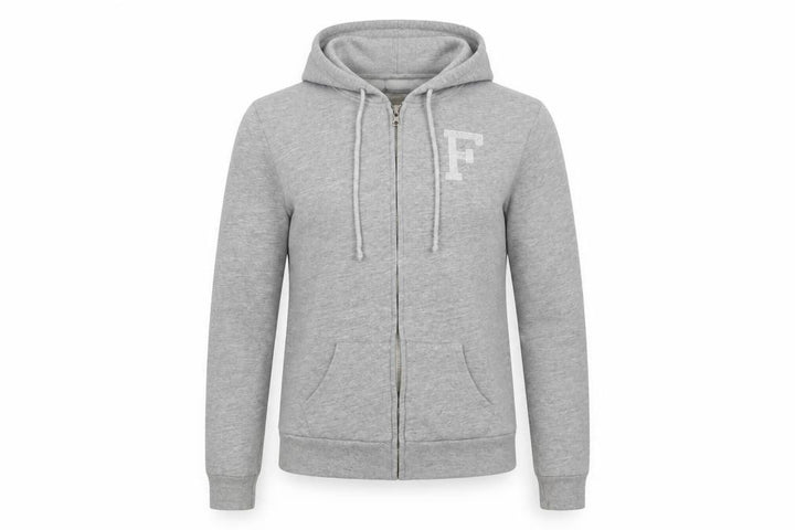 Abercrombie & Fitch Womens Grey Full Zip Hoodie M