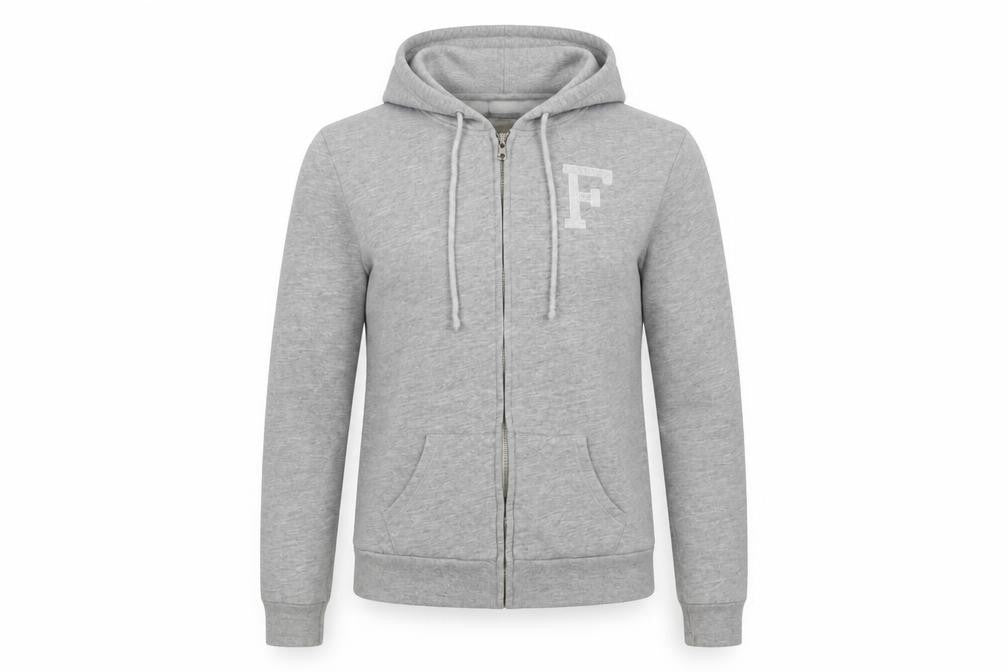 Abercrombie & Fitch Womens Grey Full Zip Hoodie M