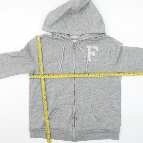 Abercrombie & Fitch Womens Grey Full Zip Hoodie M