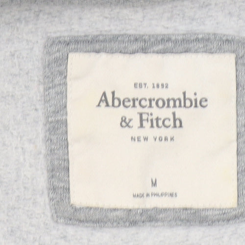 Abercrombie & Fitch Womens Grey Full Zip Hoodie M