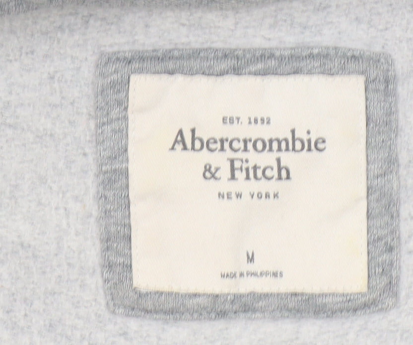 Abercrombie & Fitch Womens Grey Full Zip Hoodie M