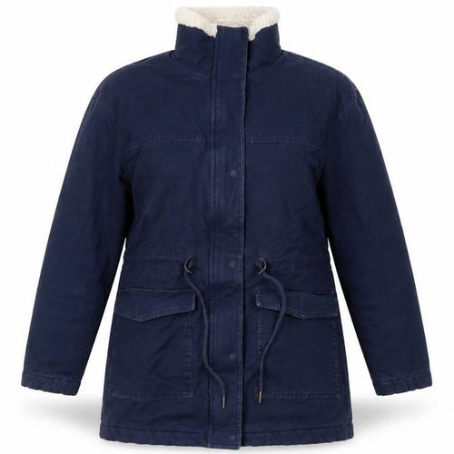Marks and Spencer Per Una Women’s Blue Hooded Parka Coat Size 10