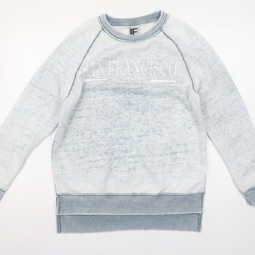 Liquid Energy Women’s Blue Long Sleeve San Francisco Sweatshirt Size S