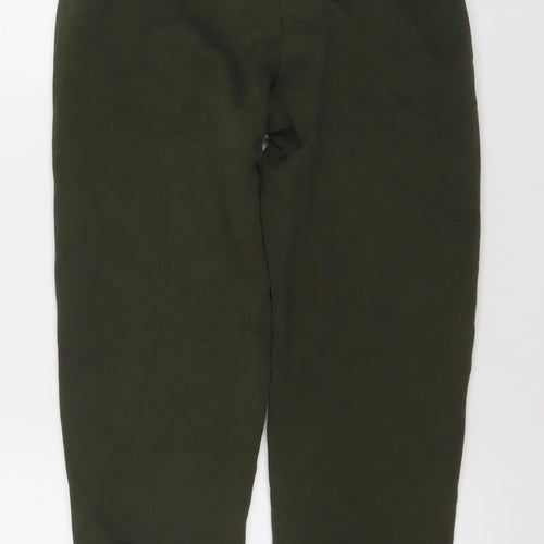 Puma Boys Green Jogger Trousers 10 Years Fleece Cotton Activewear