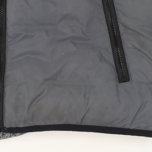 Superdry Men's Grey XS Hooded Puffer Jacket with Zip Pockets