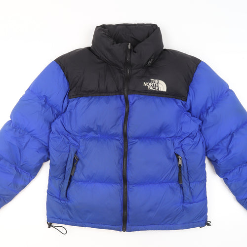 The North Face Mens Blue Small Puffer Down Jacket Winter Outdoor