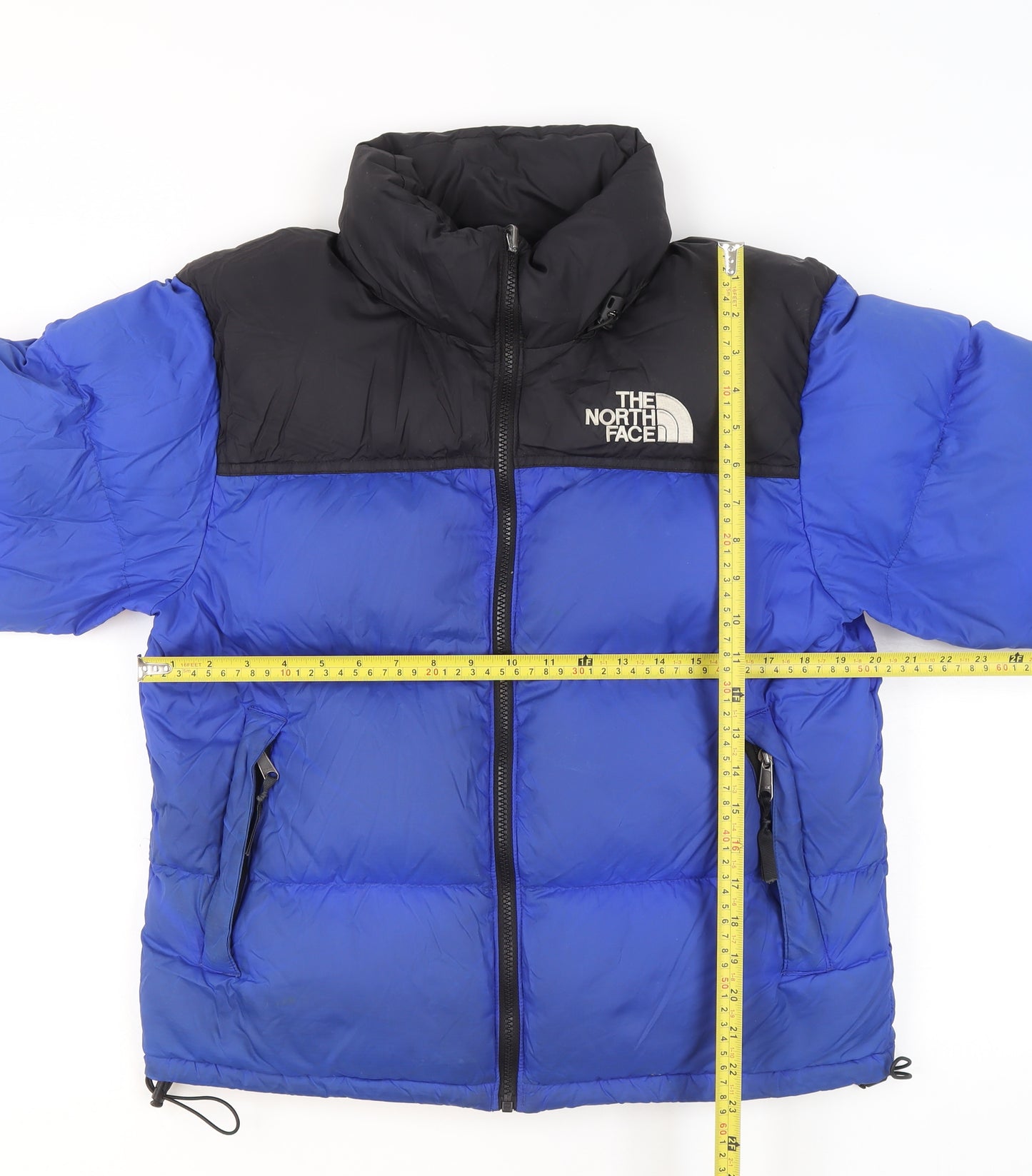 The North Face Mens Blue Small Puffer Down Jacket Winter Outdoor