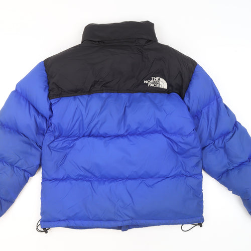 The North Face Mens Blue Small Puffer Down Jacket Winter Outdoor