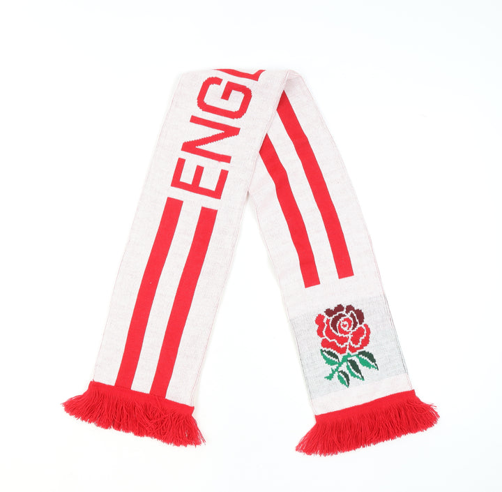 Canterbury Men's Red & White England Rugby Acrylic Scarf