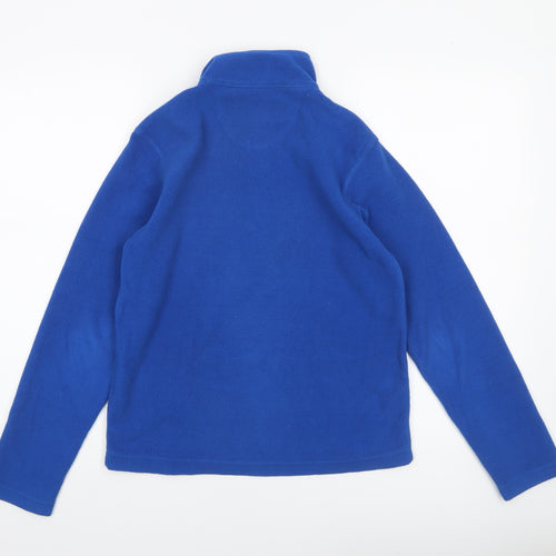 Regatta Boys Blue Fleece Pullover Sweatshirt 14 Years 1/4 Zip Outdoor