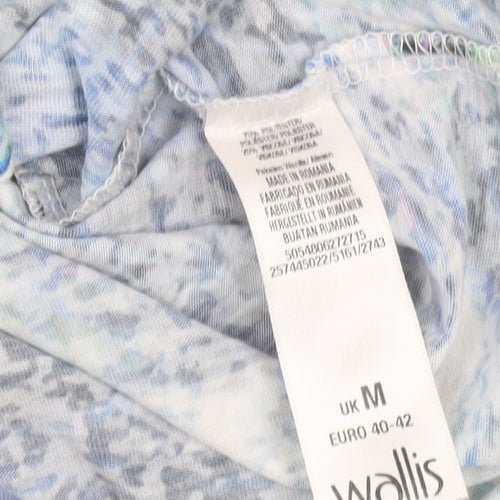 Wallis Women’s Multicoloured Tropical Knot Front Cropped T-Shirt Size M