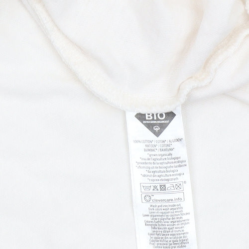 TEX Women's Ivory 'Ciao Bella!' Cotton T-Shirt Medium