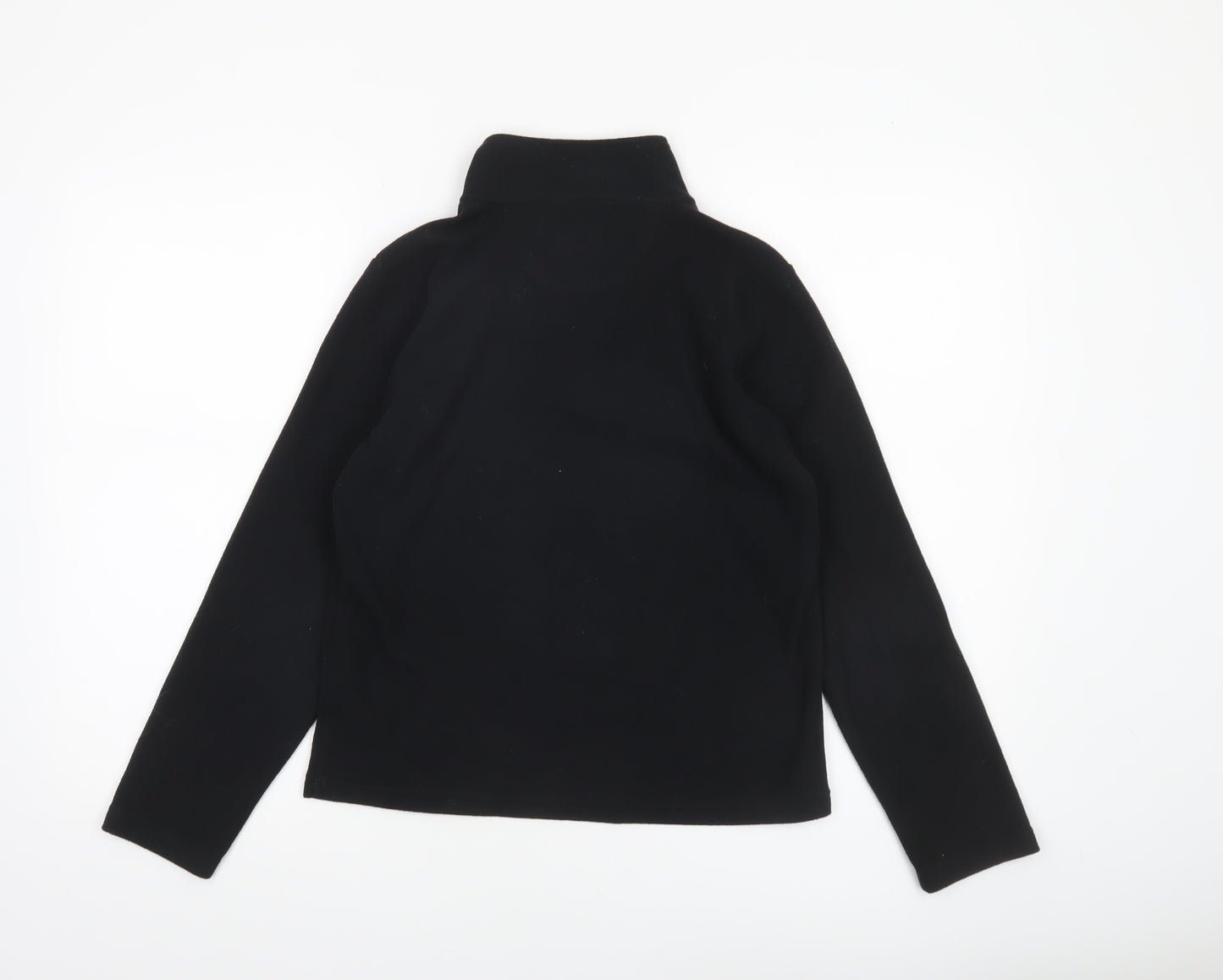Peter Storm Boys Black Fleece 1/4 Zip Sweatshirt 11-12 Years Outdoor Wear