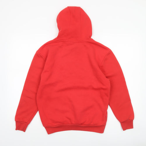 Slazenger Boys Red Pullover Hoodie 13 Years Medium Sportswear
