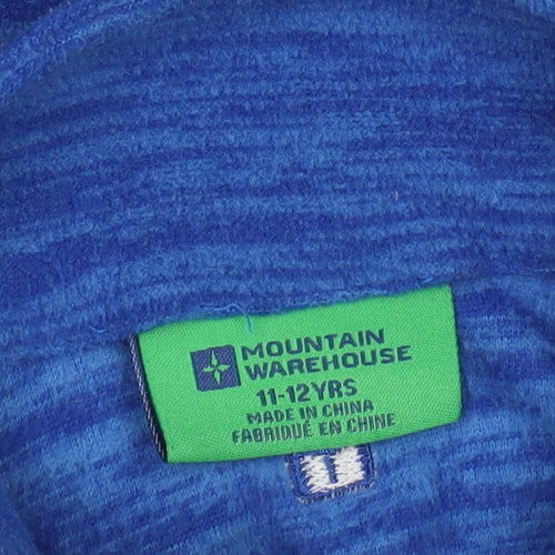 Mountain Warehouse Boys Blue Full Zip Fleece Jacket 11-12 Years